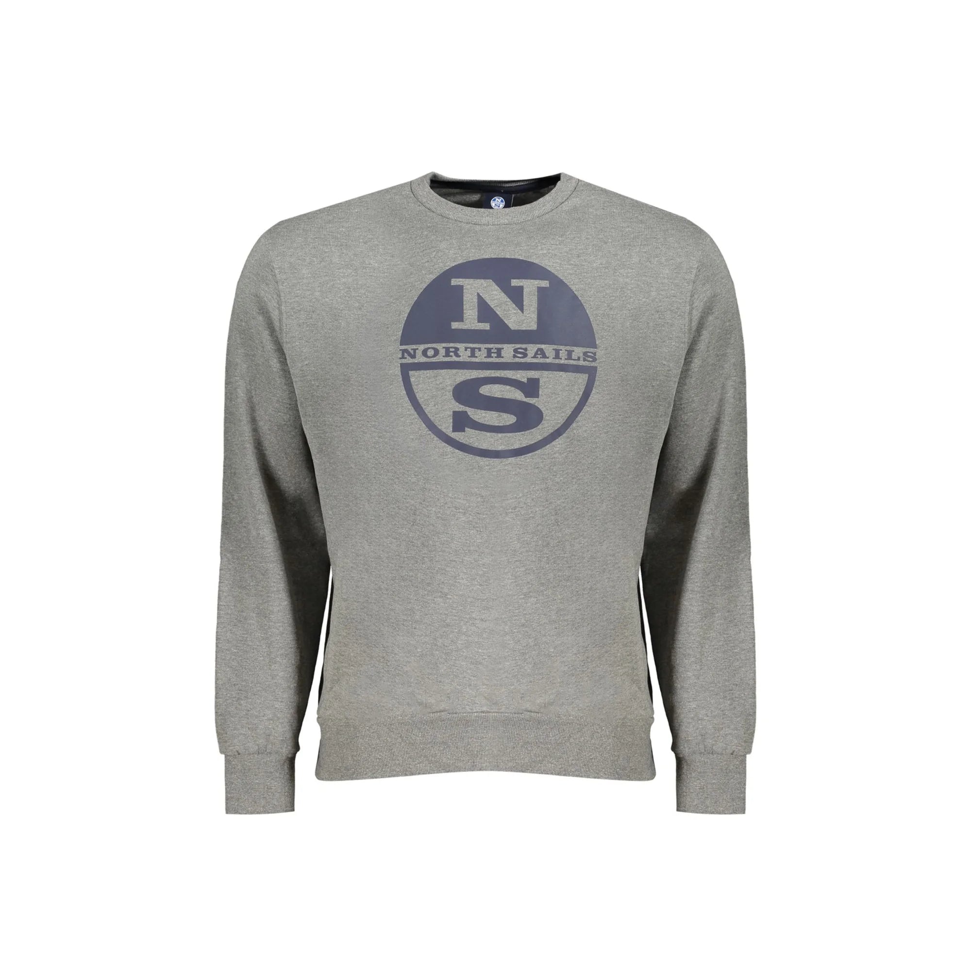 North Sails Felpa Uomo Grigia Girocollo con Logo Felpe Grigio - foto prodotto